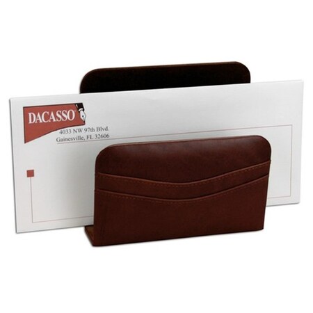 Made-To-Order Mocha Leather Letter Holder MA59849