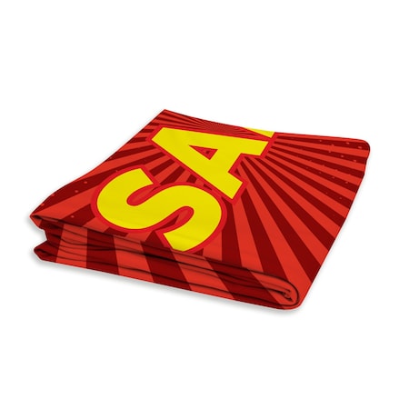 Showdown Displays 42 In  Impress A-Frame Graphic - Sale Red Burst 908011-005