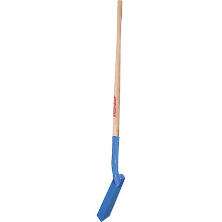Razor-Back Trenching Shovel, 14 ga Steel Blade, Forward Turn Step, 3 in L Natural Wood Handle 47023