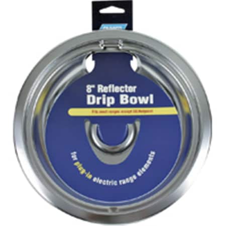 Camco 393 8 In. Chrome Electric Range Drip Pan 6837165