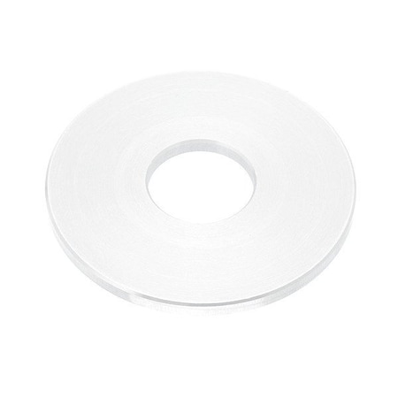 Zoro Select Flat Washer, For Screw Size 7/8 in , PTFE Not Applicable Finish, 10 PK WASB78WPTFE