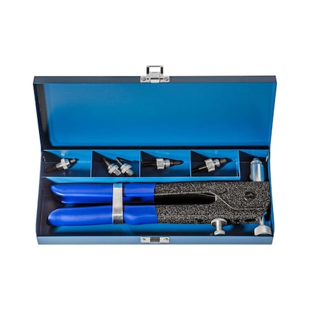 Auveco Nutsert Tool Kit with 6 Common Sizes Of Conversion Kits 11806