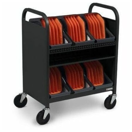 Bretford CUBE TRANSPORT CART 30X W/ CADDIES, CK TVCT30CAD-CK