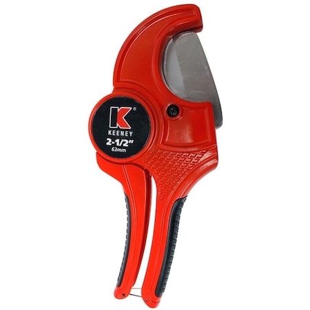 Keeney Mfg Pipe Cutter, 2-1/2 in Max Pipe/Tube Dia, HCS Blade K840-102