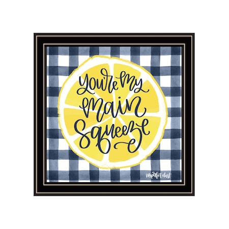 Homeroots Main Squeeze Black Framed Print Wall Art 529798