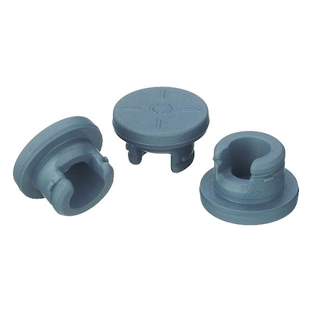 Wheaton Stopper, 11.8 mm H, Bromobutyl, Gray, PK1000 W224100-408