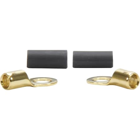 Powerhouse 0.25 in. 8 Gauge Heat Shrink Ring Terminal, 2PK PO2464770