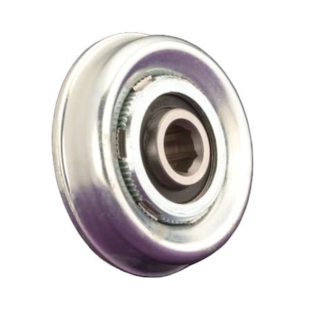 Miller Bearing Conveyor Bearing, Non-Flanged Semi-Precision Heavy Duty, Carbon Steel, 0.5 in Bore Dia., Round Bore PFR-2340EC-7HDS-G