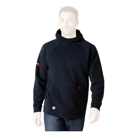 Ariat Flame-Resistant Hooded Sweatshirt, 28 cal/sq cm, 4XL, 12 oz Not Applicable Closure 10053042