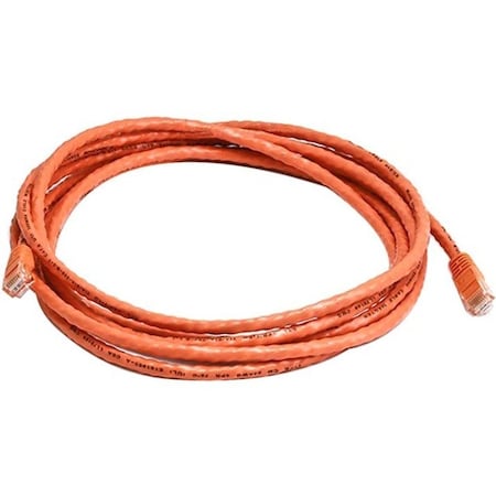 Monoprice Patch Cord, Cat 6, Booted, Orange, 10 ft. 3439
