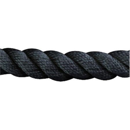 Sea-Dog 0.37 in. x 10 ft. Twisted Nylon Dock Line, Black 3004.4903