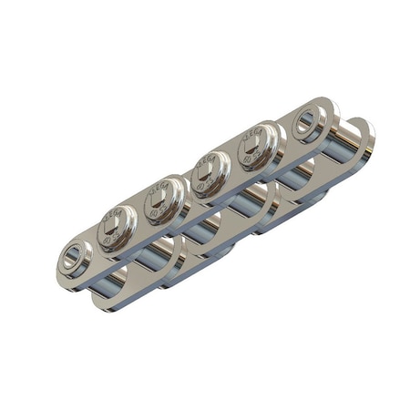 Senqcia Hi-Max Riveted Standard , 10 ft OAL, .5P, .4 Dia x 3/8 W, 304SS 50SSMEGARB
