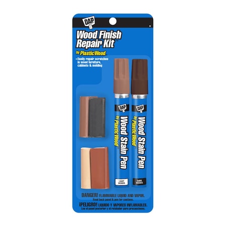 Homestead 4 oz Plastic Wood Wood Tones Wood Finish Repair Kit, Wood Tones, 6PK HO3304980