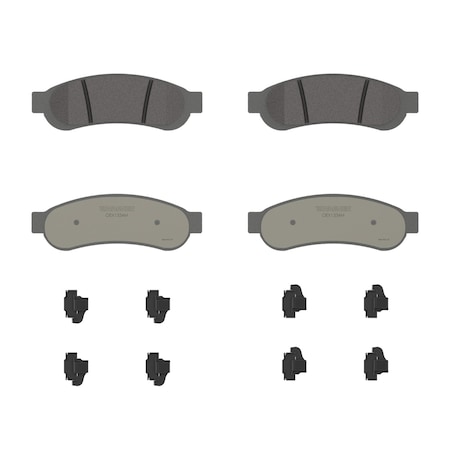 Wagner Brake OEX Rear Disc Brake Pad Set Premium Semi - Met,  OEX1334M
