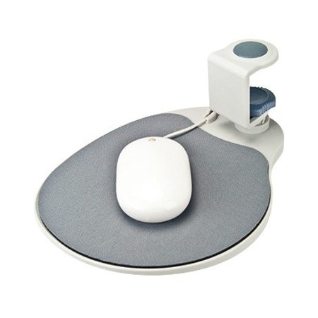 Ergoguys AIDATA UNDER DESK SWIVEL MOUSE PAD WHITE UM003