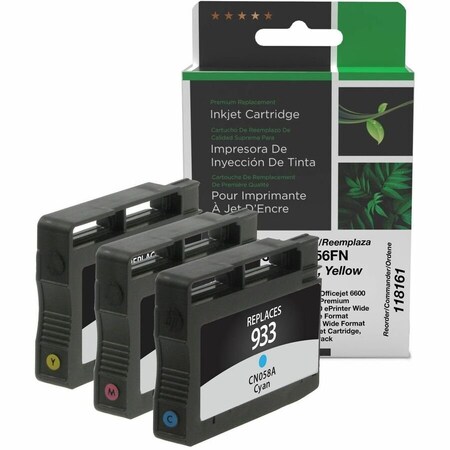 Cig Remanufactured Cyan/Mag/Ylw Ink, PK3 118161