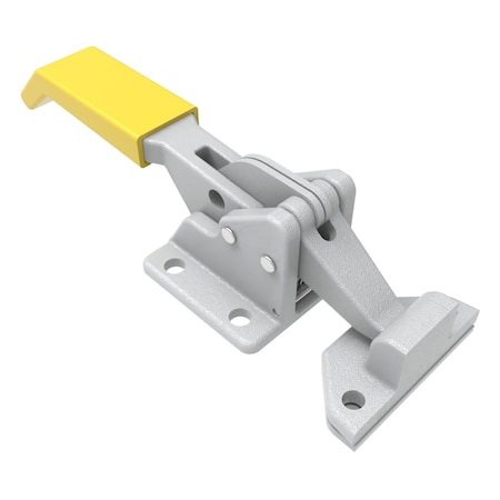 Southco Compression Lever Latch, Pad Lockable, Yellow Vinyl Grip, Cast iron, Zinc Immersion Coating A2-10-501-22
