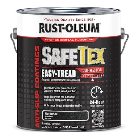Rust-Oleum Epoxy Coating, Black, 1 gal, Can 397804