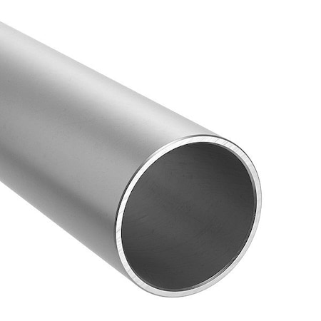 Zoro Select AluminumRoundTube, 6ft-L, 0.8125in-OD, 2PK TU802502-6