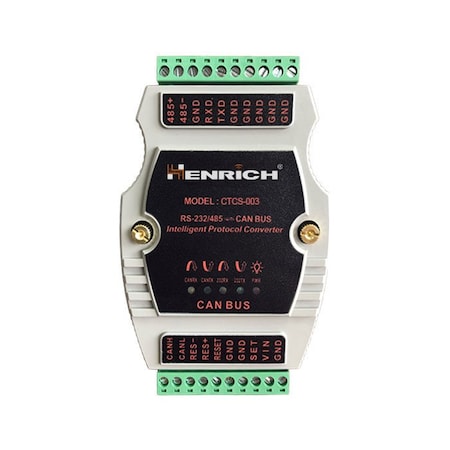 Henrich RS-232/485 to CAN BUS Converter Optoelectronic Isolated CTCS-003