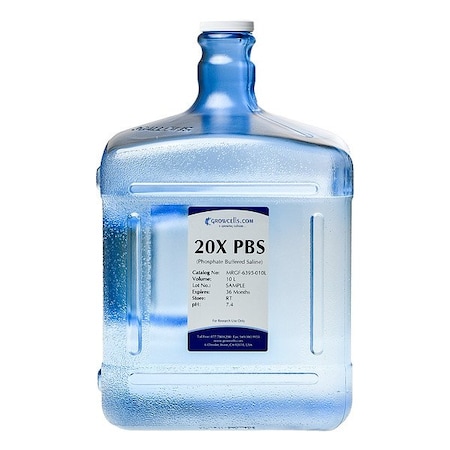Growcells Phosphate Buffered Saline, Bottle, 10 L MRGF-6395-010L