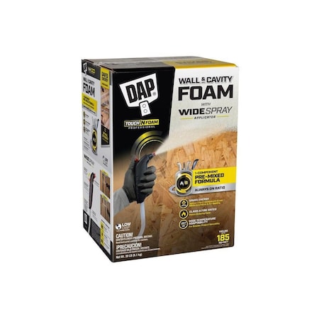 Dap Insulating Sealant Touch 'N Foam Professional Cream Polyurethane Foam 20 lb Cream 7565000352