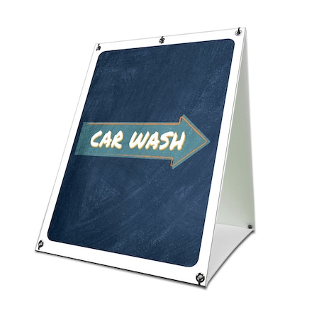 Signmission Food, 36 Inch x 24 Inch A-frame Yard Sign, Decal SBC-2436-30376