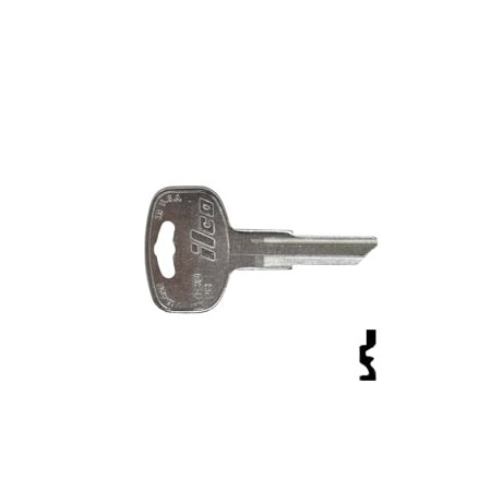Ilco Unican Peterbilt Key Blanks, 10PK 1098PB