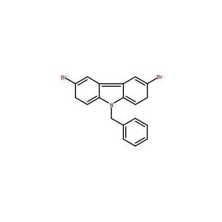 Ak Scientific 9-Benzyl-3, 6-dibromocarbazole (250mg), CAS 118599-27-2 6946AL-250mg