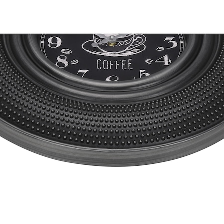 Monarch Specialties Clocks, 20'' Round, Charcoal Grey, Transitional I 9044