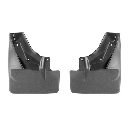 Weathertech Black, No Drill MudFlaps 110166