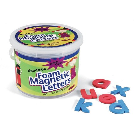 Pacon Corporation Pacon Foam Magnetic Letters, 1-1/2", Lower Case, 108 Letters/Set 27570
