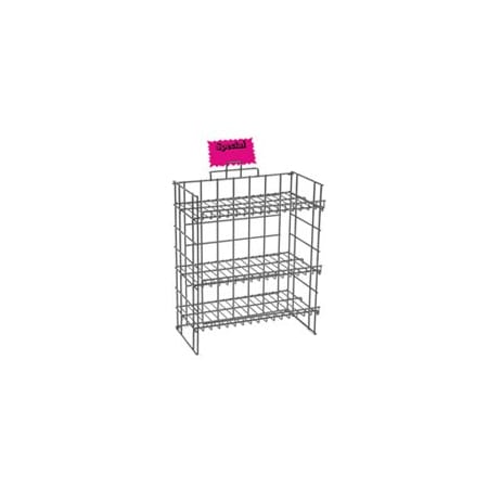 Specialty Store Services Black 3 Shelf Counter Display Rack 93535