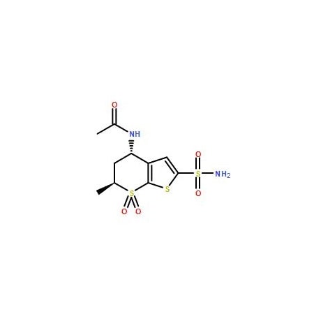 Ak Scientific N-[(4S, 6S)-6-Methyl-7, 7-dioxo-2-sulfamoyl-5, 6-dihydro-4H-thieno[2, 3-b]thiopyran-4-yl]acetamide (25g X6141-25g