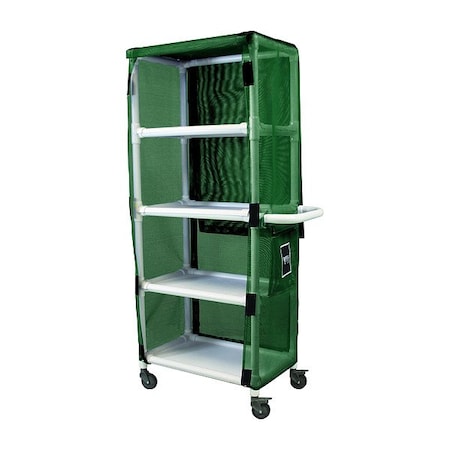 Royal Basket Trucks Linen  Cart, 600 lb Capac., 42" L G42-EEX-L4A-4ULN