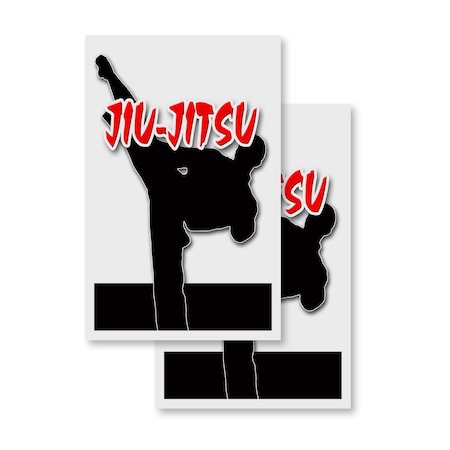 Signmission Jiu-jitsu, Vinyl Decals Only 24 Inch x 36 Inch, Vinyl Decal, 2PK DSB-2436-2PACK-Jiu-jitsu