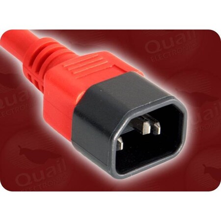 Quail Electronics 2.5M UNIV JUMPER R C14 TO C13 3500.098R