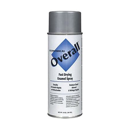 Rust-Oleum Overall General Purpose Enamel Spray Paint, Metallic Aluminum, 10 oz V2412830