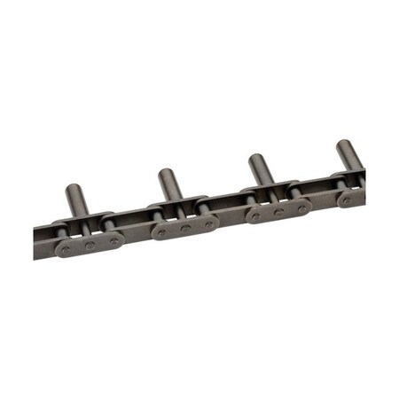 Tsubaki Double Pitch Conveyor chain, 10 ft OAL, 1.5P, .469 Dia x .5 W, 1/8 THK Plate C2060HTWD52L1