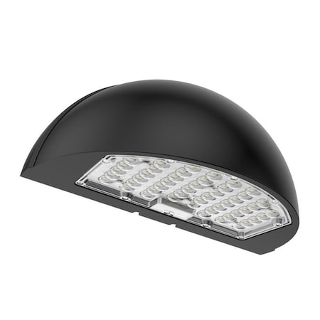 Westgate HALF-MOON WALL PACK 24/32/40W 3CCT TYPE3 WITH PHOTOCELL BK, 24W/32W/40W, 30K/40K/50K, Black WPMX-24-40W-MCTP-BK