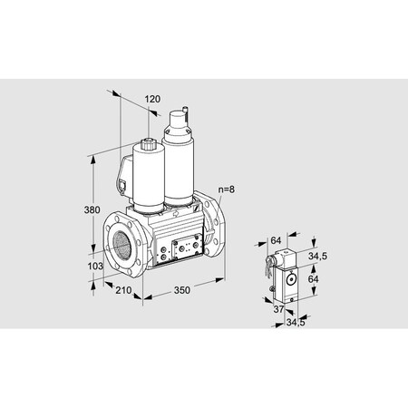 Honeywell Kromschroder VCS8T100A05NLQSLE/PPPP/3-P4 KS88205379