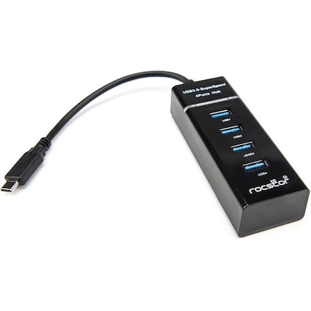 Rocstor PRTBL 4 PORT USB C HUB USBC TO Y10A228-B1