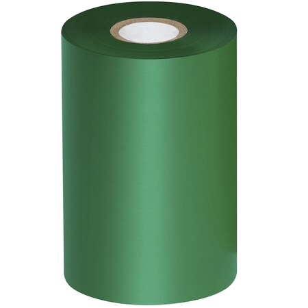 Zebra 4.33in x 1476ft Green Thermal Transfer Ribbons- Wax/Resin, 6PK THT309GN