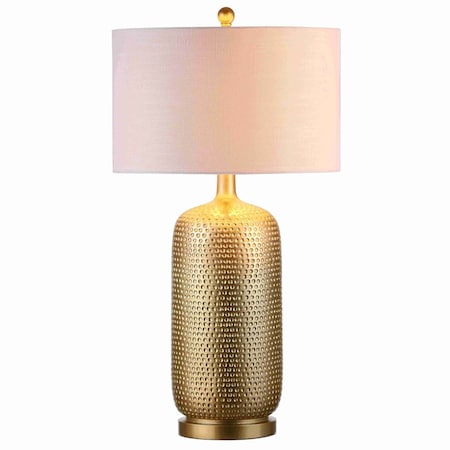 Jonathan Y Sophia 30" Resin LED Table Lamp, Gold JYL1017A