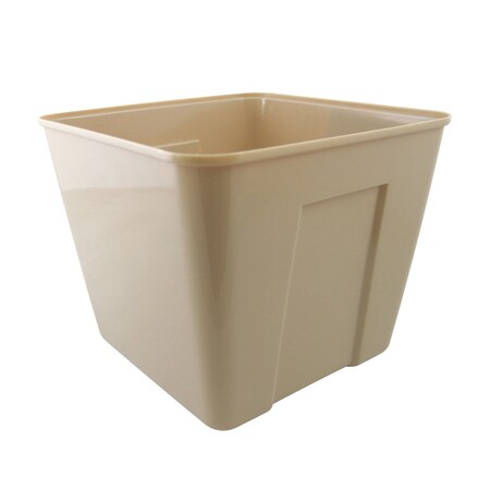Generic Ice Bucket Square Beige 3 quart 72cs, 72PK BKT-SQR-BEG