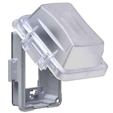Raco Electrical Box Cover, 1 Gang Gang, Polycarbonate, In-Use Cover Type MM420C