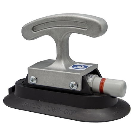 Woods Powr-Grip Suction Cup Lifter, 3x6 In, T-Handle RF36HG