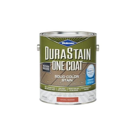 Rust-Oleum Wolman 1 Gal Natural Red Durastain One Coat Solid Stain, 4PK 288092