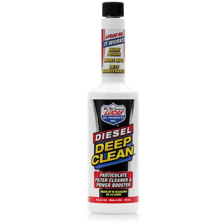 Lucas Oil 16 oz Deep Clean Fuel Additive DPF Cleaner 1 qt. Diesel LUC10872