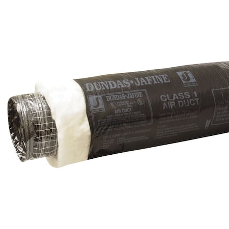 Dundas Jafine DUNDAS JAFINE BPC625 Flexible Insulated Duct, 5000 fpm, Polyester BPC625